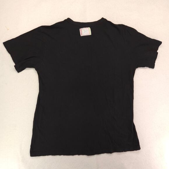 Aaliyah Band Short Sleeve Graphic Crew Neck Shirt Womens Size Large L Black - Picture 9 of 9